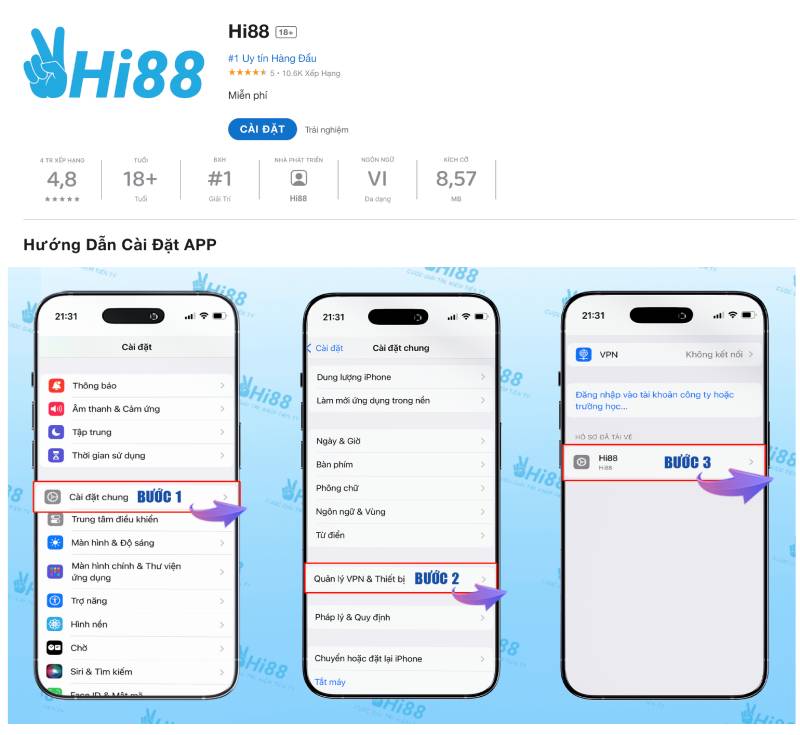 Hi88 - Link Vào Nhà Cái Hi88.Com Mới Nhất 2/2025 26 Cách tải Hi88 App về điện thoại